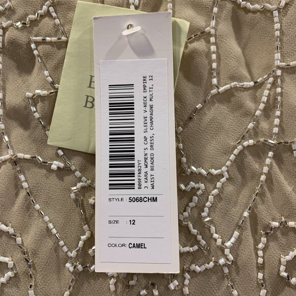 JKARA Beaded Mock Fair Dress - Picture 15 of 16